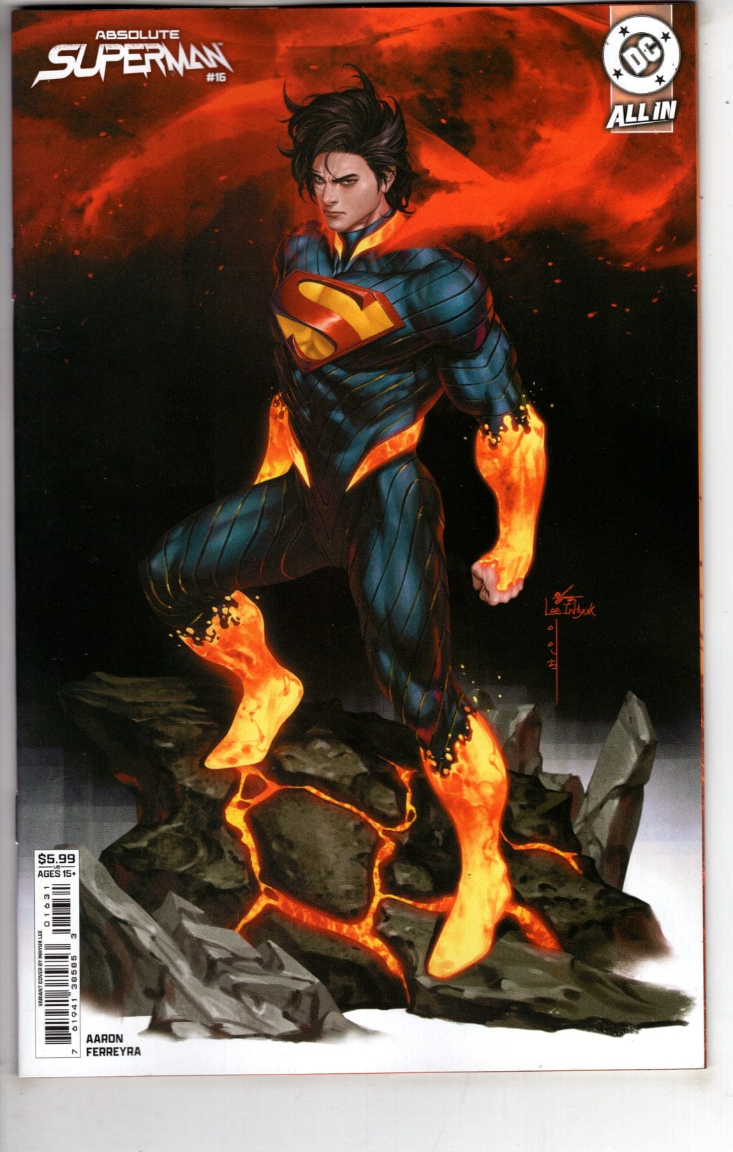 DC Comics NEW THIS WEEK ABSOLUTE SUPERMAN #16 CVR C INHYUK LEE CARD STOCK VAR (VF/NM)