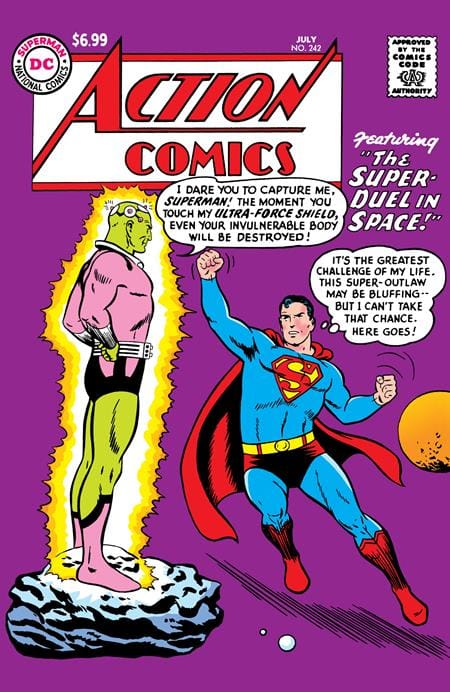 DC Comics NEW THIS WEEK ACTION COMICS #242 FACSIMILE EDITION CVR C CURT SWAN FOIL VAR (VF/NM)