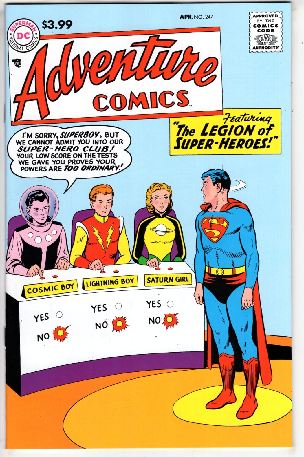 DC Comics NEW THIS WEEK ADVENTURE COMICS #247 FACSIMILE EDITION CVR A CURT SWAN (VF/NM)