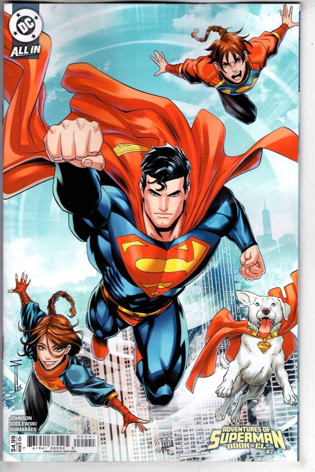 DC Comics NEW THIS WEEK ADVENTURES OF SUPERMAN BOOK OF EL #2 (OF 12) CVR D SERG ACUNA CARD STOCK VAR