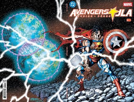 DC Comics NEW THIS WEEK AVENGERS JLA #4 FACSIMILE EDITION CVR D GEORGE PEREZ WRAPAROUND FOIL VAR (VF/NM)