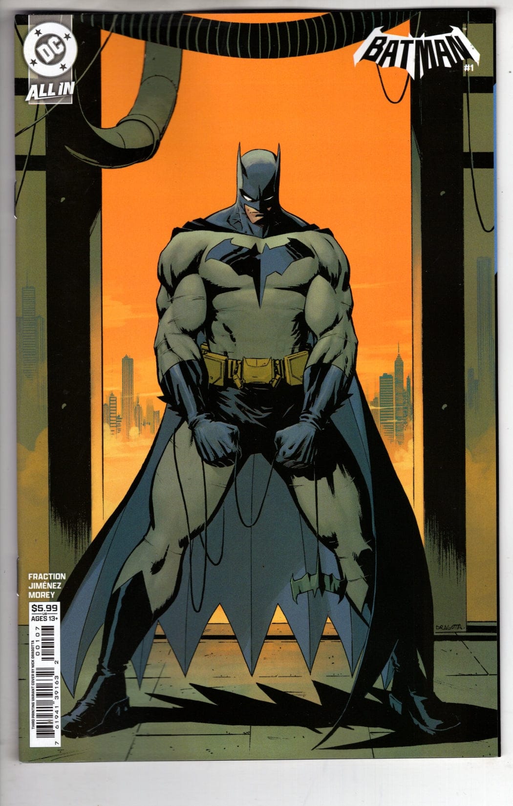 DC Comics NEW THIS WEEK BATMAN #1 Third Printing Cvr B