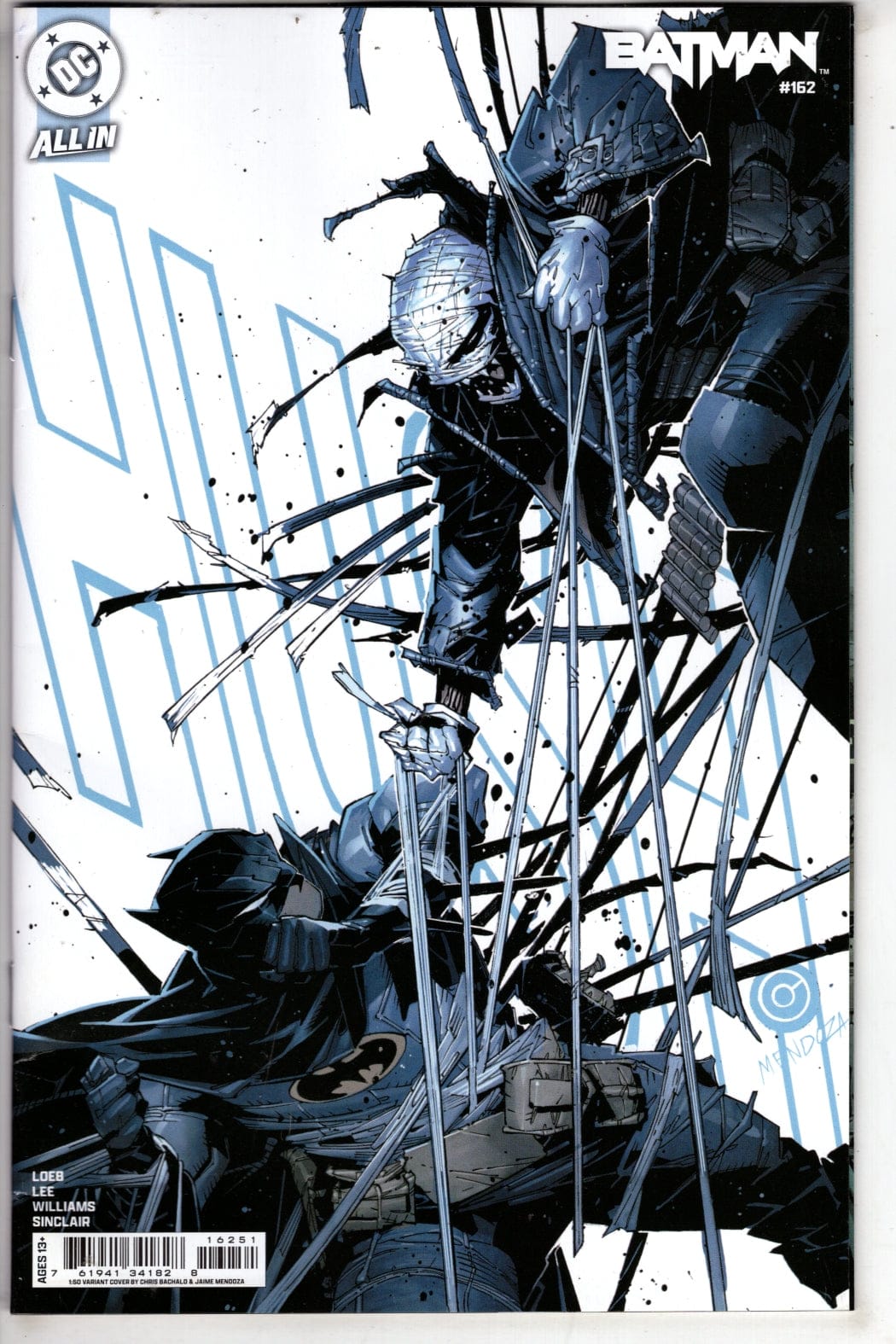 DC Comics NEW THIS WEEK BATMAN #162 CVR H INC 1:50 CHRIS BACHALO CARD STOCK VAR [VG/FN]