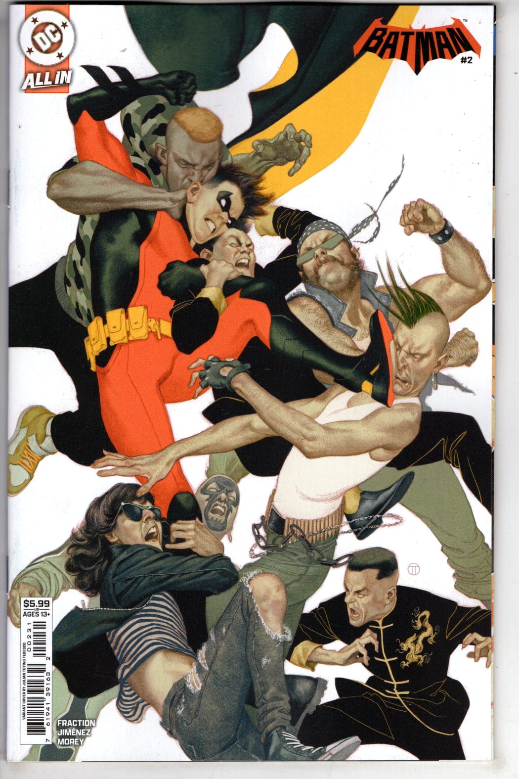 DC Comics NEW THIS WEEK BATMAN #2 CVR C JULIAN TOTINO TEDESCO CARD STOCK VAR