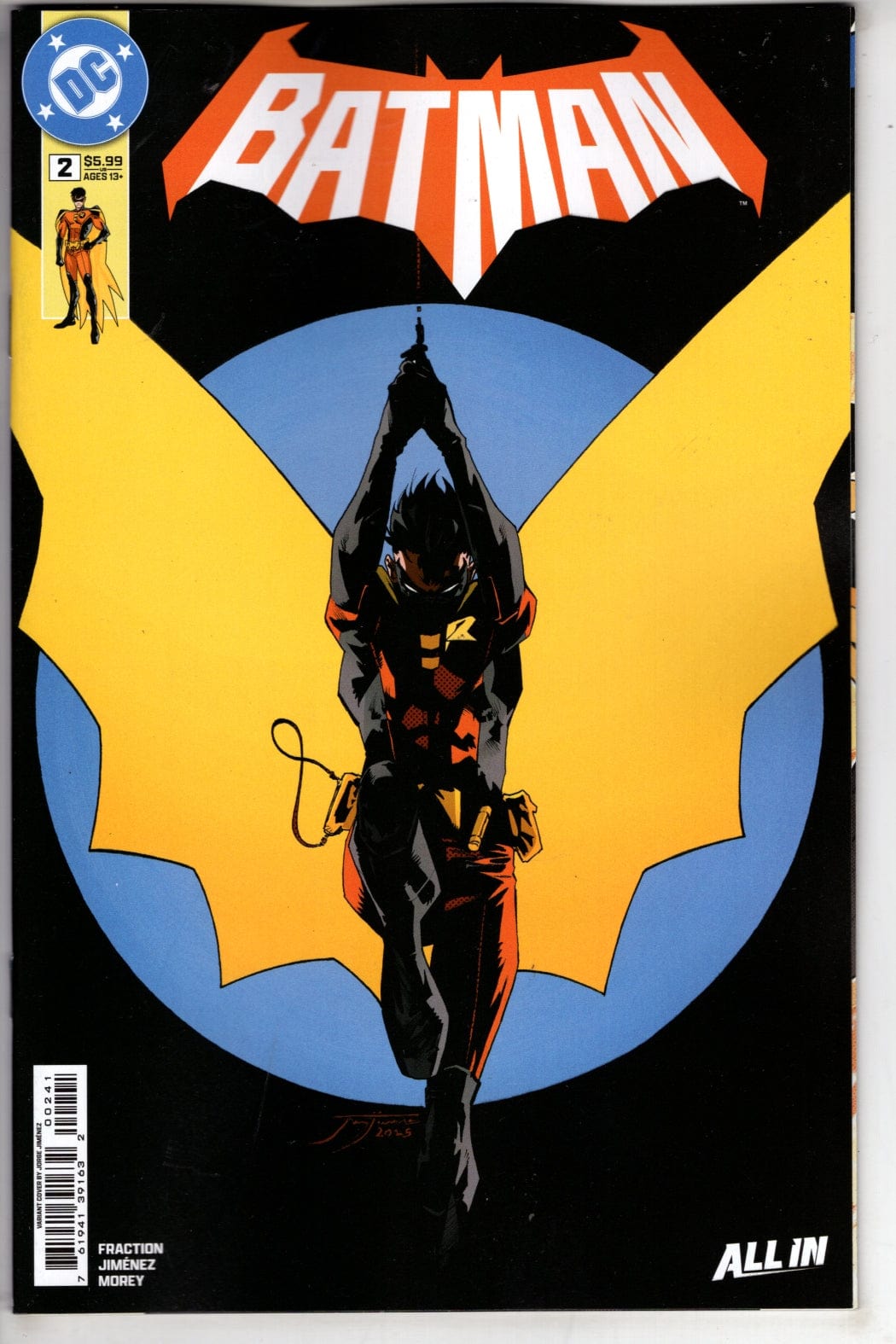 DC Comics NEW THIS WEEK BATMAN #2 CVR D JORGE JIMENEZ CARD STOCK VAR