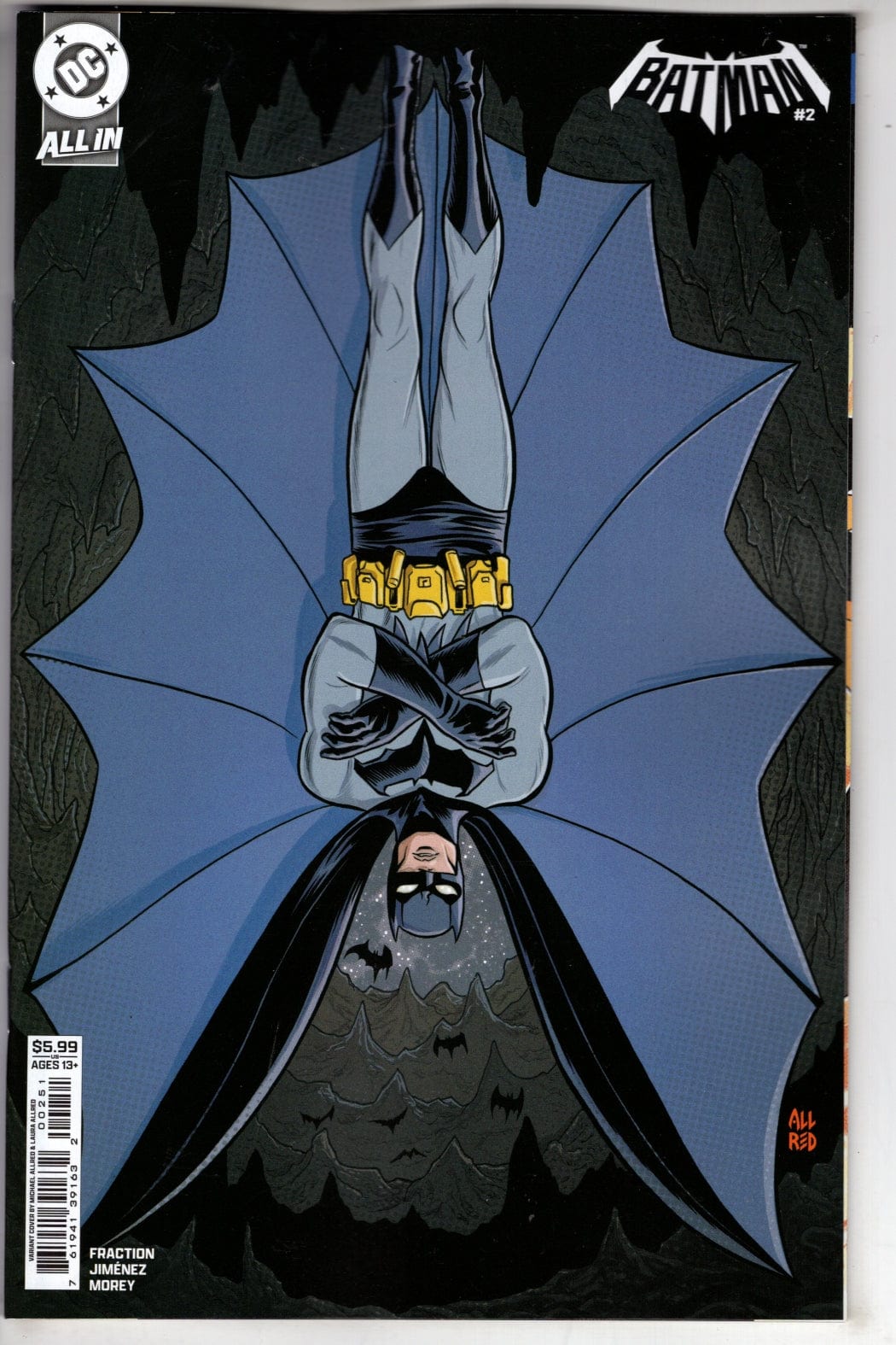 DC Comics NEW THIS WEEK BATMAN #2 CVR E MICHAEL ALLRED CARD STOCK VAR