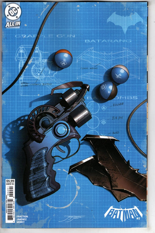 DC Comics NEW THIS WEEK BATMAN #2 CVR F JORGE JIMENEZ BAT-GADGET CARD STOCK VAR
