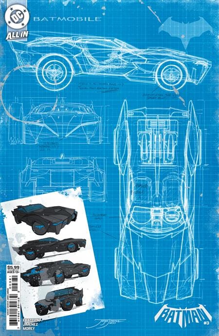 DC Comics NEW THIS WEEK BATMAN #3 CVR E JORGE JIMENEZ BAT-GADGET CARD STOCK VAR