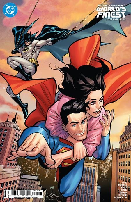 DC Comics NEW THIS WEEK BATMAN SUPERMAN WORLDS FINEST 2026 ANNUAL #1 (ONE SHOT) CVR C CLAYTON HENRY CARD STOCK VAR (VF/NM)