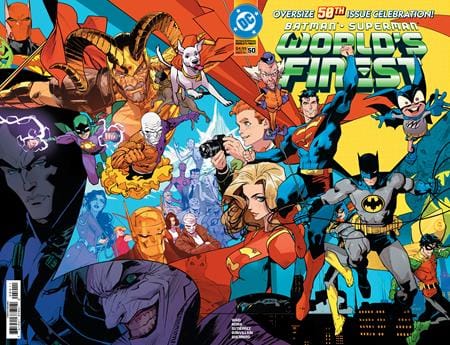 DC Comics NEW THIS WEEK BATMAN SUPERMAN WORLDS FINEST #50 CVR A DAN MORA WRAPAROUND (VF/NM)