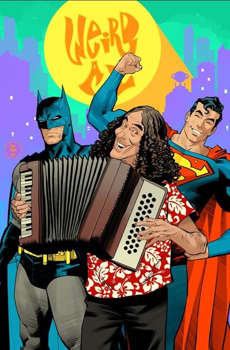 DC Comics NEW THIS WEEK BATMAN SUPERMAN WORLDS FINEST #50 CVR G DAN MORA WEIRD AL YANKOVIC CAMEO CARD STOCK VAR (VF/NM)