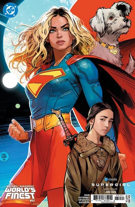DC Comics NEW THIS WEEK BATMAN SUPERMAN WORLDS FINEST #52 CVR D DAN MORA SUPERGIRL MOVIE CARD STOCK VAR (VF/NM)