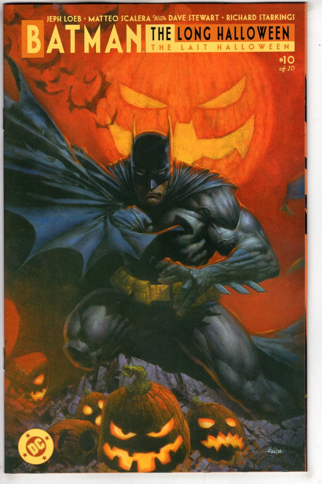 DC Comics NEW THIS WEEK BATMAN THE LONG HALLOWEEN THE LAST HALLOWEEN #10 (OF 10) CVR D DAVID FINCH CARD STOCK VAR