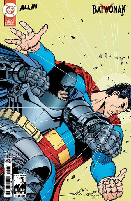 DC Comics NEW THIS WEEK BATWOMAN #6 CVR E WALTER SIMONSON & LAURA MARTIN DARK KNIGHT RETURNS 40TH ANNIVERSARY CARD STOCK VAR (VF/NM)