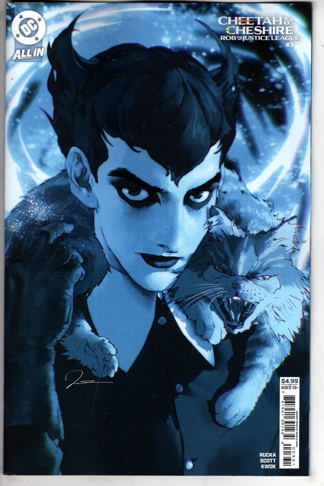 DC Comics NEW THIS WEEK CHEETAH AND CHESHIRE ROB THE JUSTICE LEAGUE #3 (OF 6) CVR B GERALD PAREL CARD STOCK VAR