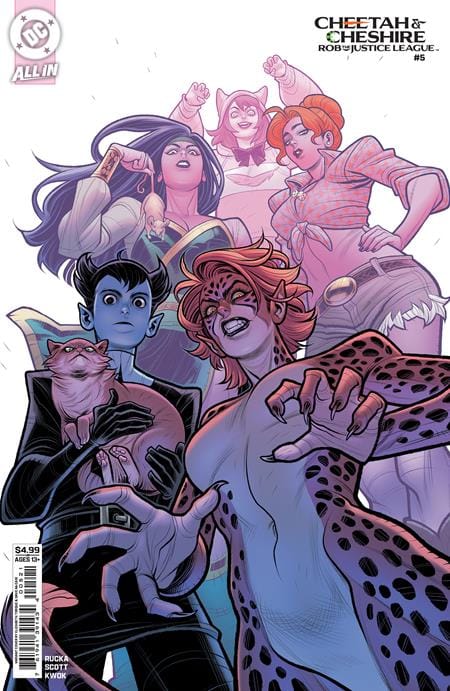 DC Comics NEW THIS WEEK CHEETAH AND CHESHIRE ROB THE JUSTICE LEAGUE #5 (OF 6) CVR C ELIZABETH TORQUE CARD STOCK VAR