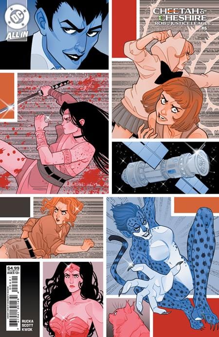 DC Comics NEW THIS WEEK CHEETAH AND CHESHIRE ROB THE JUSTICE LEAGUE #6 (OF 6) CVR C MARGUERITE SAUVAGE CARD STOCK VAR (VF/NM)