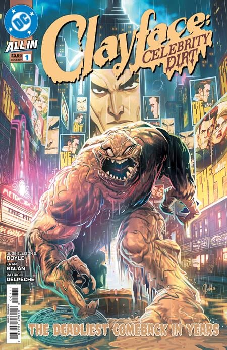 DC Comics NEW THIS WEEK CLAYFACE CELEBRITY DIRT #1 (OF 6) CVR A FRAN GALAN (VF/NM)