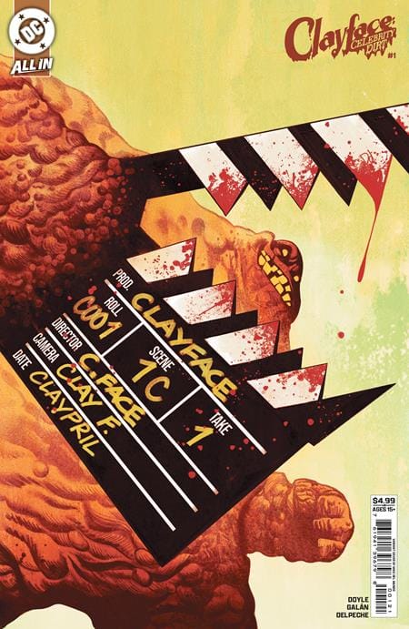 DC Comics NEW THIS WEEK CLAYFACE CELEBRITY DIRT #1 (OF 6) CVR B MIKE DEL MUNDO CARD STOCK VAR (VF/NM)