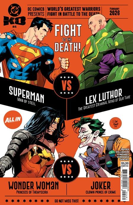DC Comics NEW THIS WEEK DC K.O. #4 (OF 5) CVR G DAN MORA BRACKET CARD STOCK VAR (VF/NM)
