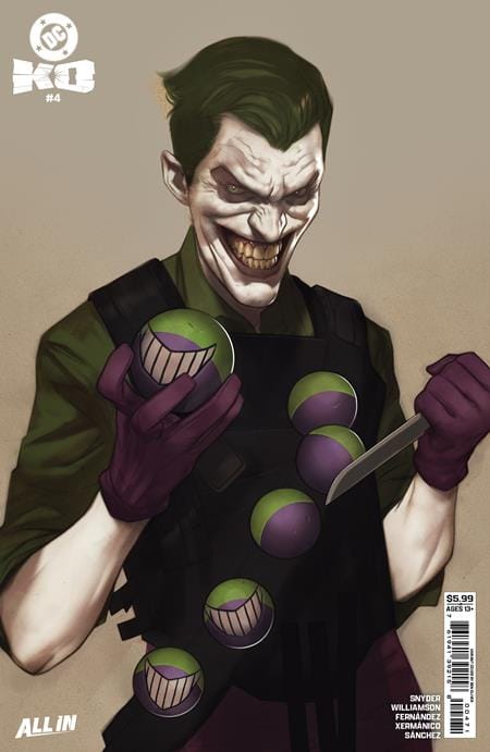 DC Comics NEW THIS WEEK DC K.O. #4 (OF 5) CVR H BEN OLIVER FACE-OFF CARD STOCK VAR (VF/NM)