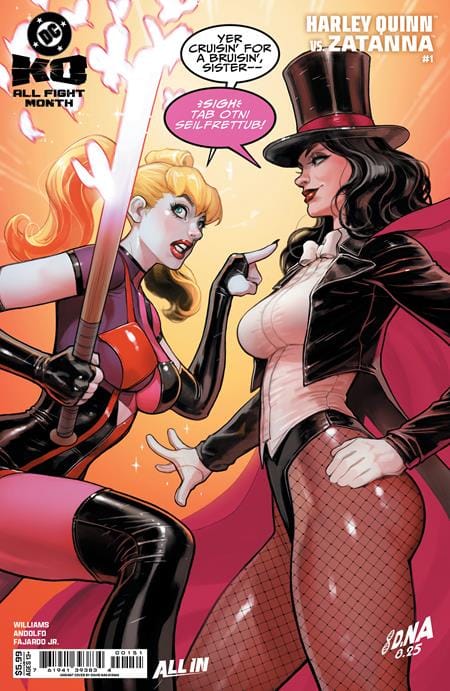 DC Comics NEW THIS WEEK DC K.O. HARLEY QUINN VS ZATANNA #1 (ONE SHOT) CVR E DAVID NAKAYAMA CARD STOCK VAR