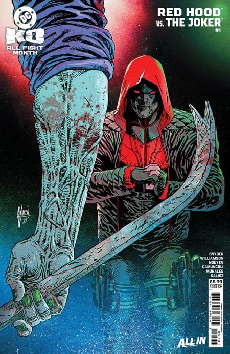 DC Comics NEW THIS WEEK DC K.O. RED HOOD VS JOKER #1 (ONE SHOT) CVR D GUILLEM MARCH CARD STOCK VAR
