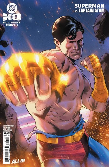 DC Comics NEW THIS WEEK DC K.O. SUPERMAN VS CAPTAIN ATOM #1 (ONE SHOT) CVR C LUCAS MEYER CARD STOCK VAR