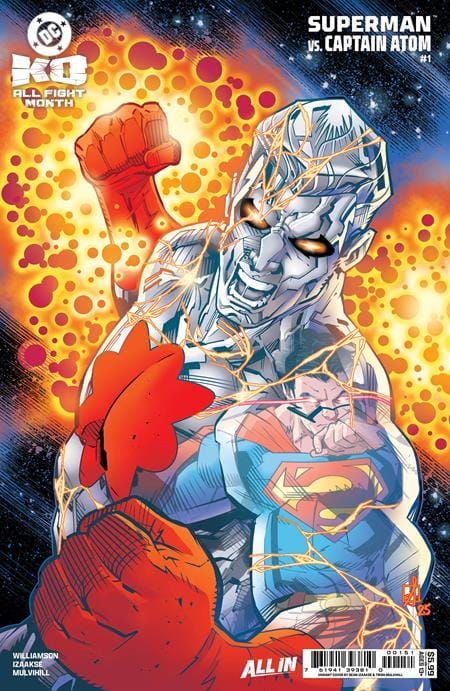 DC Comics NEW THIS WEEK DC K.O. SUPERMAN VS CAPTAIN ATOM #1 (ONE SHOT) CVR E SEAN IZAAKSE CARD STOCK VAR