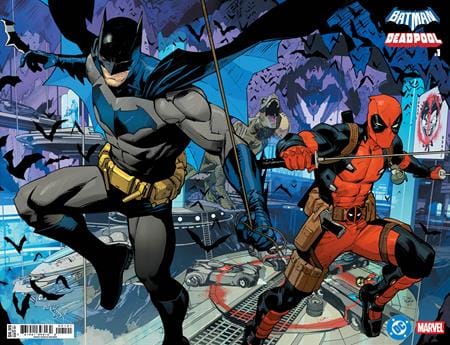 DC Comics NEW THIS WEEK DC MARVEL BATMAN DEADPOOL #1 (ONE SHOT) CVR B DAN MORA BATMAN DEADPOOL WRAPAROUND CARD STOCK VAR [VF/NM]