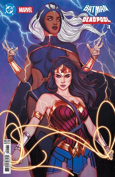 DC Comics NEW THIS WEEK DC MARVEL BATMAN DEADPOOL #1 (ONE SHOT) CVR H JENNY FRISON WONDER WOMAN STORM CARD STOCK VAR [VF/NM]
