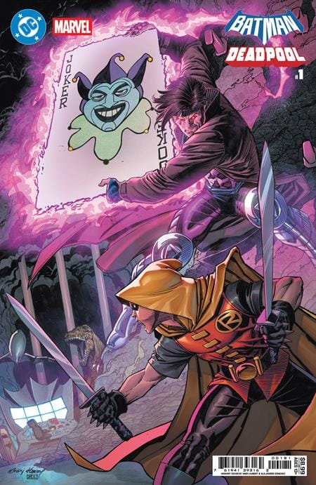DC Comics NEW THIS WEEK DC MARVEL BATMAN DEADPOOL #1 (ONE SHOT) CVR I ANDY KUBERT DAMIAN WAYNE GAMBIT CARD STOCK VAR [VF/NM]