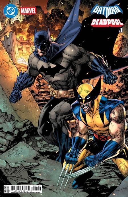 DC Comics NEW THIS WEEK DC MARVEL BATMAN DEADPOOL #1 (ONE SHOT) CVR K JIM LEE BATMAN WOLVERINE CARD STOCK VAR [VF/NM]