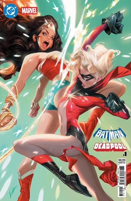 DC Comics NEW THIS WEEK DC MARVEL BATMAN DEADPOOL #1 (ONE SHOT) CVR L ALEXANDER LOZANO WONDER WOMAN MS MARVEL CARD STOCK VAR [VF/NM]