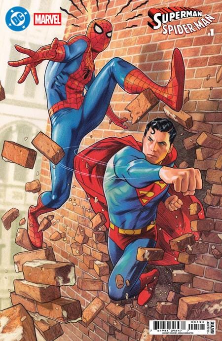 DC Comics NEW THIS WEEK DC MARVEL SUPERMAN SPIDER-MAN #1 (ONE SHOT) CVR P JOSHUA MIDDLETON CARD STOCK VAR (VF/NM)