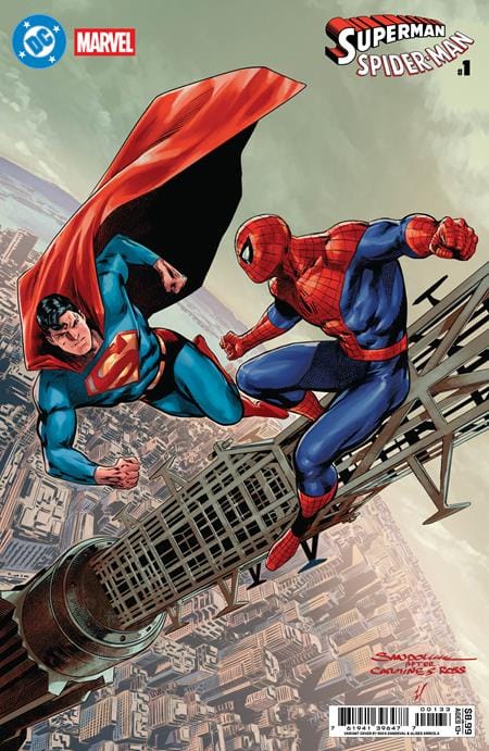 DC Comics NEW THIS WEEK DC MARVEL SUPERMAN SPIDER-MAN #1 (ONE SHOT) CVR S RAFA SANDOVAL CARD STOCK VAR (VF/NM)