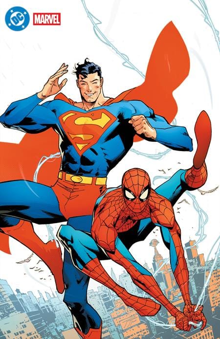 DC Comics NEW THIS WEEK DC MARVEL SUPERMAN SPIDER-MAN #1 (ONE SHOT) CVR Y JORGE JIMENEZ FOIL VAR (VF/NM)