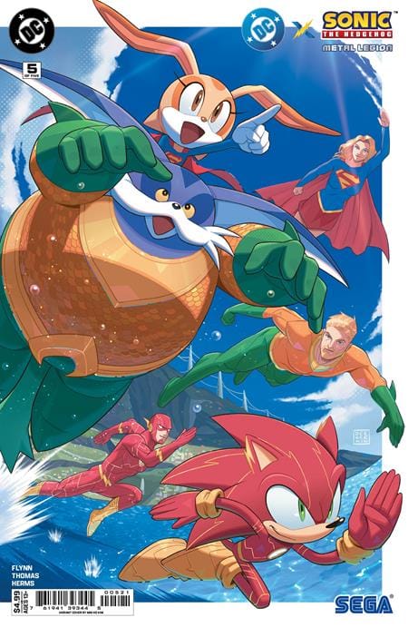 DC Comics NEW THIS WEEK DC X SONIC THE HEDGEHOG METAL LEGION #5 (OF 5) CVR B MIN HO KIM CARD STOCK VAR (VF/NM)