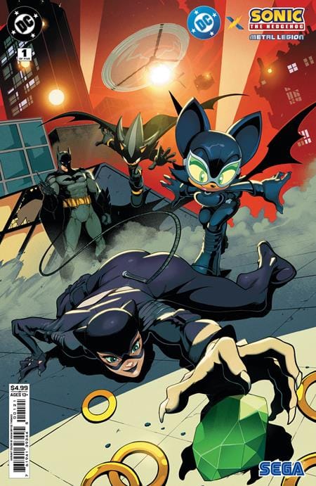 DC Comics NEW THIS WEEK DC X SONIC THE HEDGEHOG THE METAL LEGION #1 (OF 5) CVR B ADAM BRYCE THOMAS CARD STOCK VAR (VF/NM)