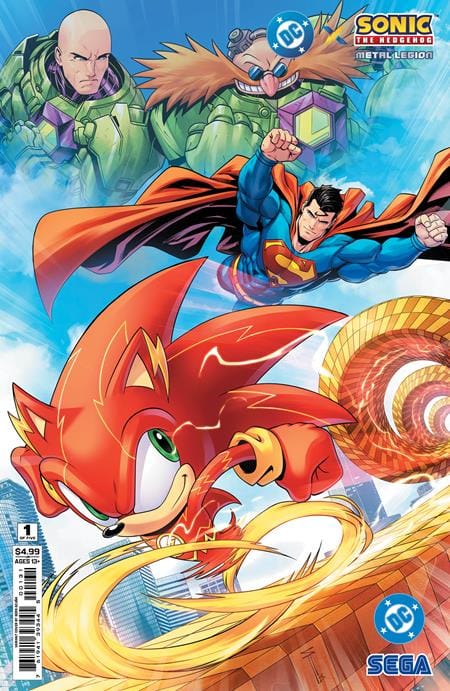 DC Comics NEW THIS WEEK DC X SONIC THE HEDGEHOG THE METAL LEGION #1 (OF 5) CVR C SERG ACUNA CARD STOCK VAR (VF/NM)