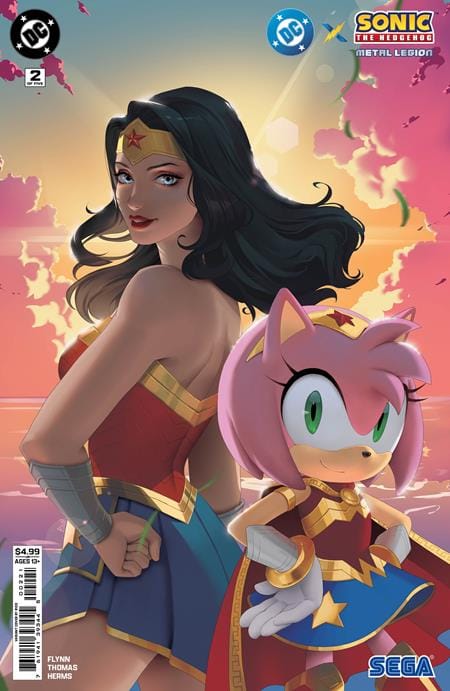 DC Comics NEW THIS WEEK DC X SONIC THE HEDGEHOG THE METAL LEGION #2 (OF 5) CVR B R1C0 CARD STOCK VAR (VF/NM)