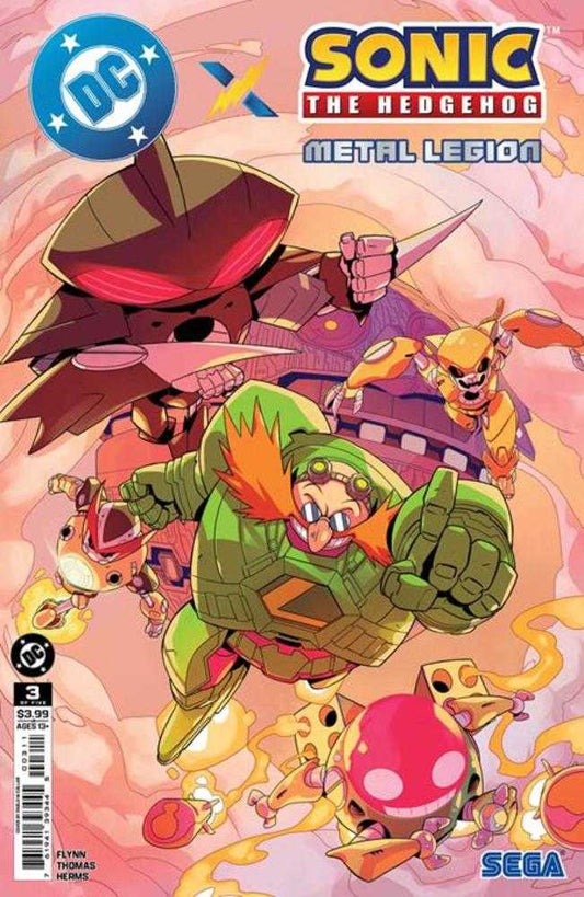 DC Comics NEW THIS WEEK DC X Sonic The Hedgehog The Metal Legion #3 (Of 5) Cover A Pablo M Collar