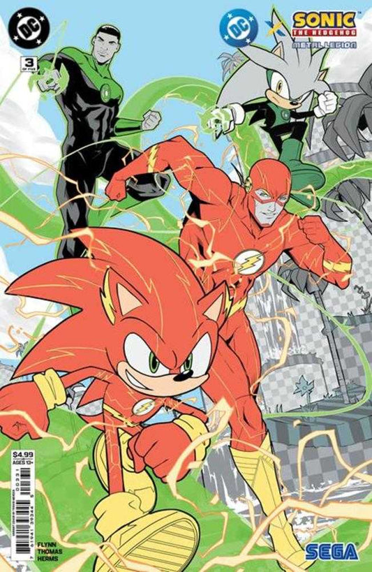 DC Comics NEW THIS WEEK DC X Sonic The Hedgehog The Metal Legion #3 (Of 5) Cover C Travis Mercer Card Stock Variant
