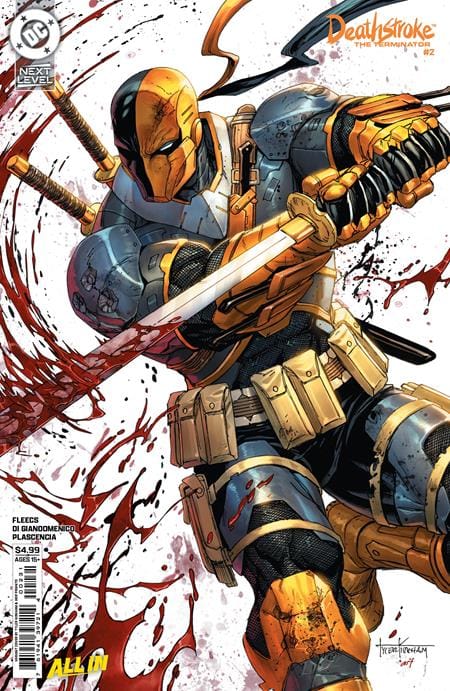 DC Comics NEW THIS WEEK DEATHSTROKE THE TERMINATOR #2 CVR C TYLER KIRKHAM CARD STOCK VAR (VF/NM)