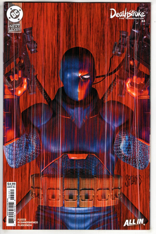 DC Comics NEW THIS WEEK DEATHSTROKE THE TERMINATOR #4 CVR E MARK SPEARS CARD STOCK VAR (VF/NM)