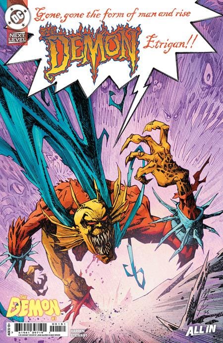 DC Comics NEW THIS WEEK DEMON #1 CVR G INC 1:25 JOHN MCCREA CARD STOCK VAR (VF/NM)
