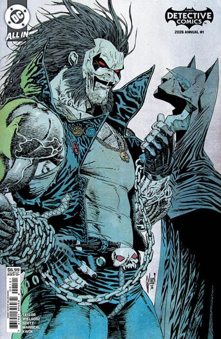 DC Comics NEW THIS WEEK DETECTIVE COMICS 2026 ANNUAL #1 (ONE SHOT) CVR B GUILLEM MARCH CARD STOCK VAR (VF/NM)