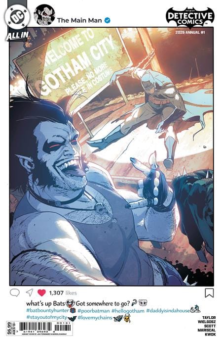 DC Comics NEW THIS WEEK DETECTIVE COMICS 2026 ANNUAL #1 (ONE SHOT) CVR C JAVIER FERNANDEZ CARD STOCK VAR (VF/NM)