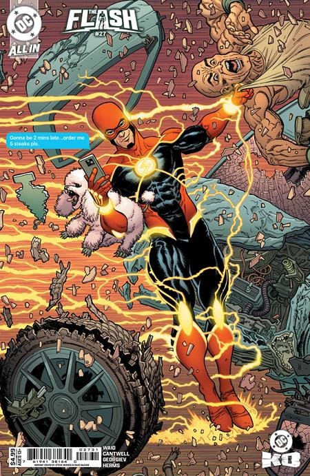 DC Comics NEW THIS WEEK FLASH #27 CVR C STEVE SKROCE CARD STOCK VAR (DC K.O.)