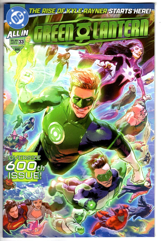 DC Comics NEW THIS WEEK GREEN LANTERN #33 CVR A XERMANICO WRAPAROUND (#600) (VF/NM)